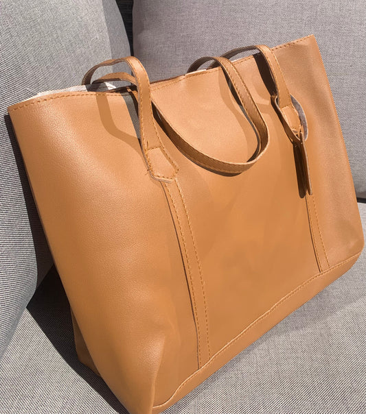 MATHILDA TOTE  - Brun